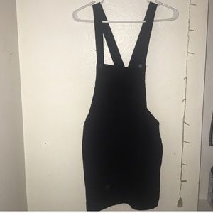 Forever 21 Black corduroy OverAlls